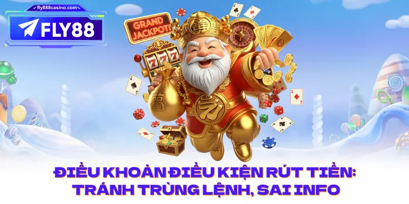 Điều khoản điều kiện rút tiền: tránh trùng lệnh, sai info